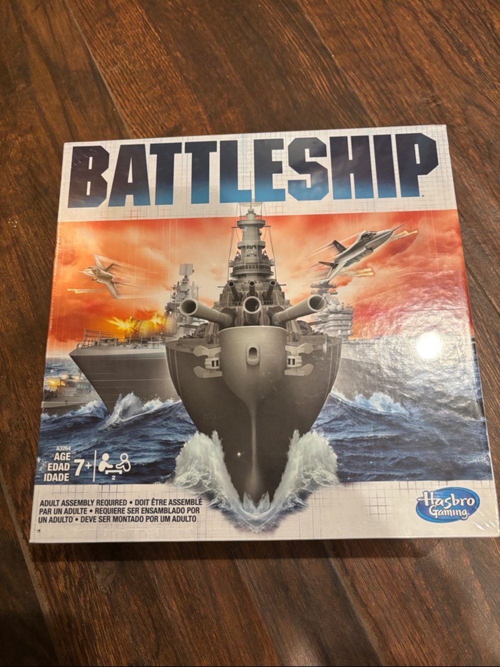 Hasbro Battleship Board Game - Blue, Gray, Orange